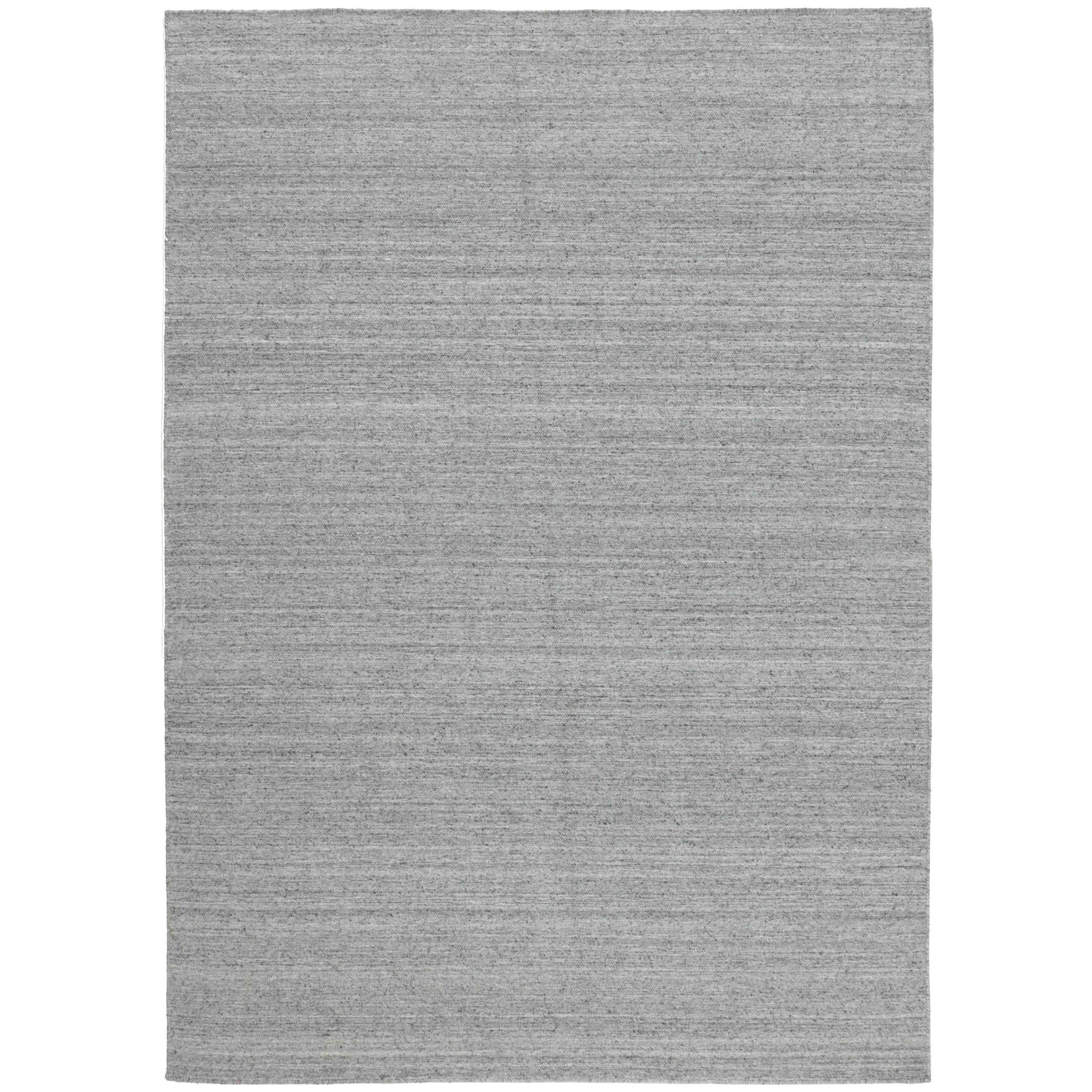 Nouveau Plain Chp1609 Modern Flatwoven Rug In Light Grey